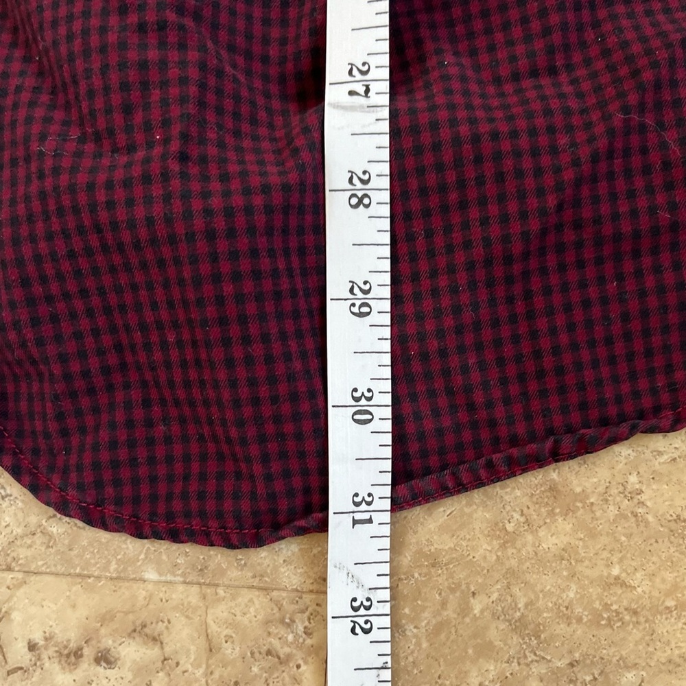 Polo Ralph Lauren Woodsman Workshirt Mens Medium‎ Red Plaid Lumberjack Pockets - Picture 4 of 6